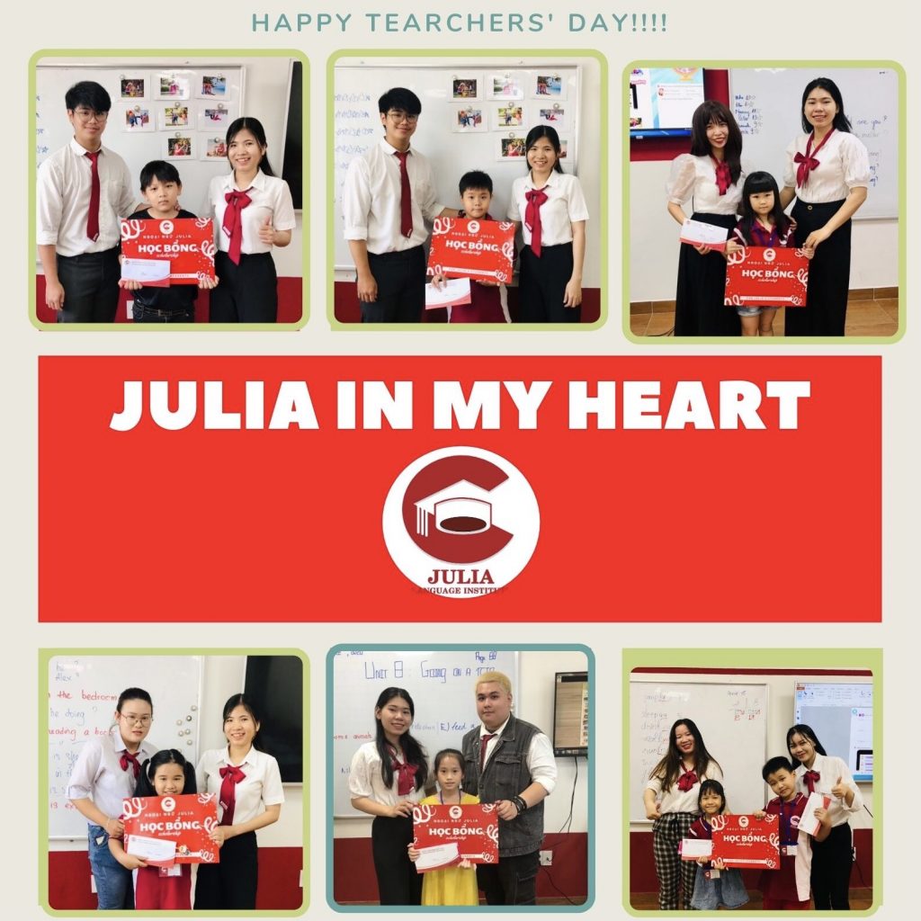 HAPPY TEACHERS’ DAY – EVENT JULIA IN MY HEART